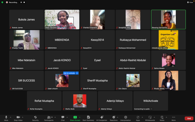 Africa Wiki Women Inspire Inclusion 2024 Campaign  Virtual Launch